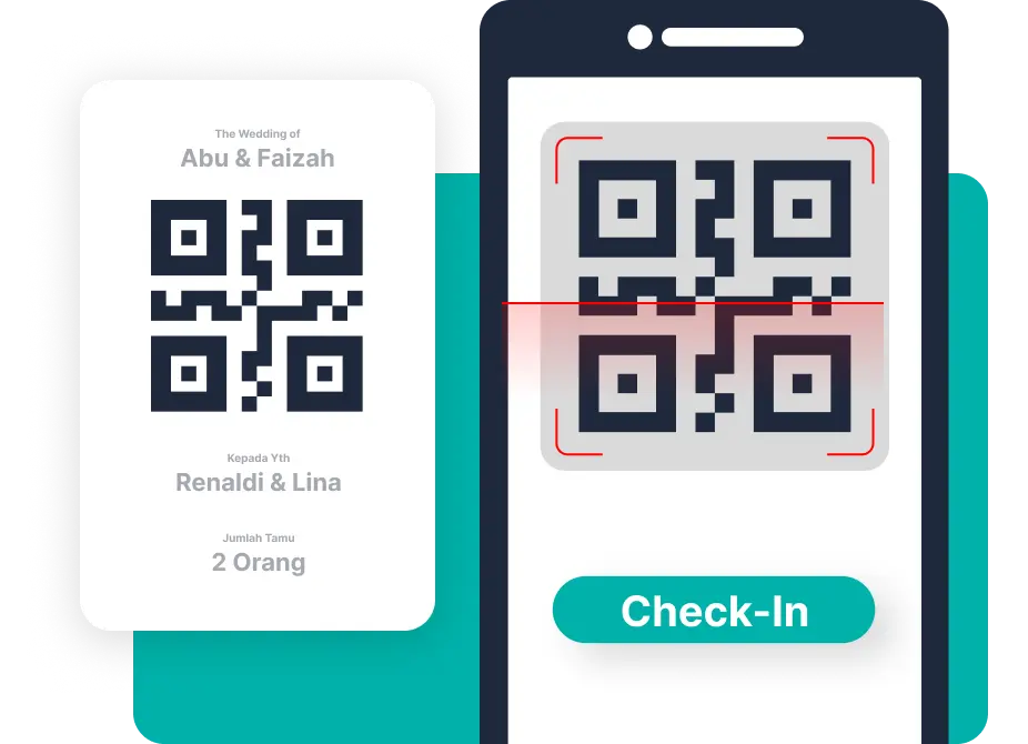 undangan digital website qr code check-in