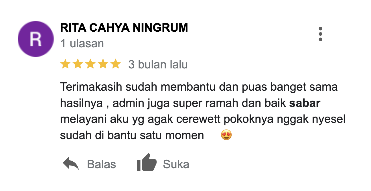 testimoni bikin undangan website syari