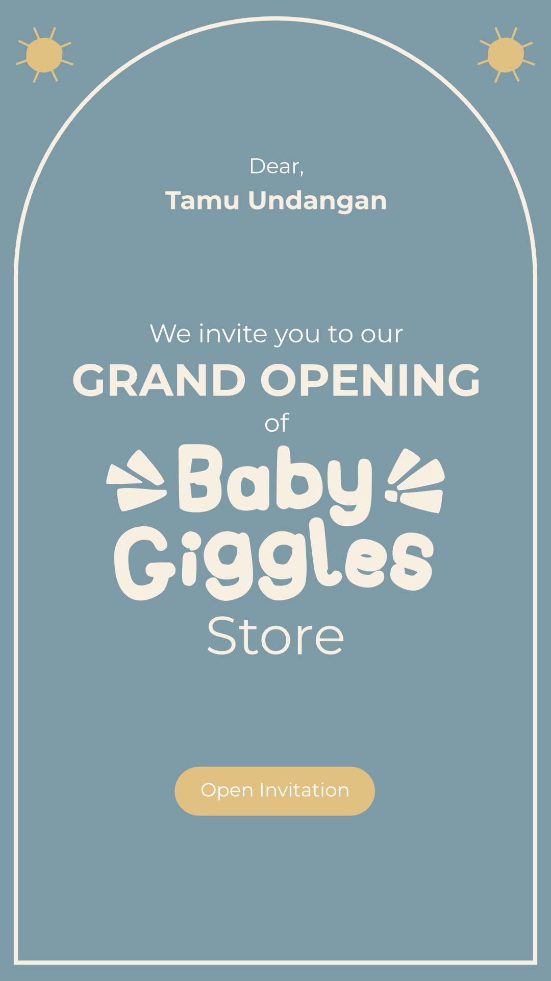 Undangan Umum Seminar & Grand Launching - Baby Giggles