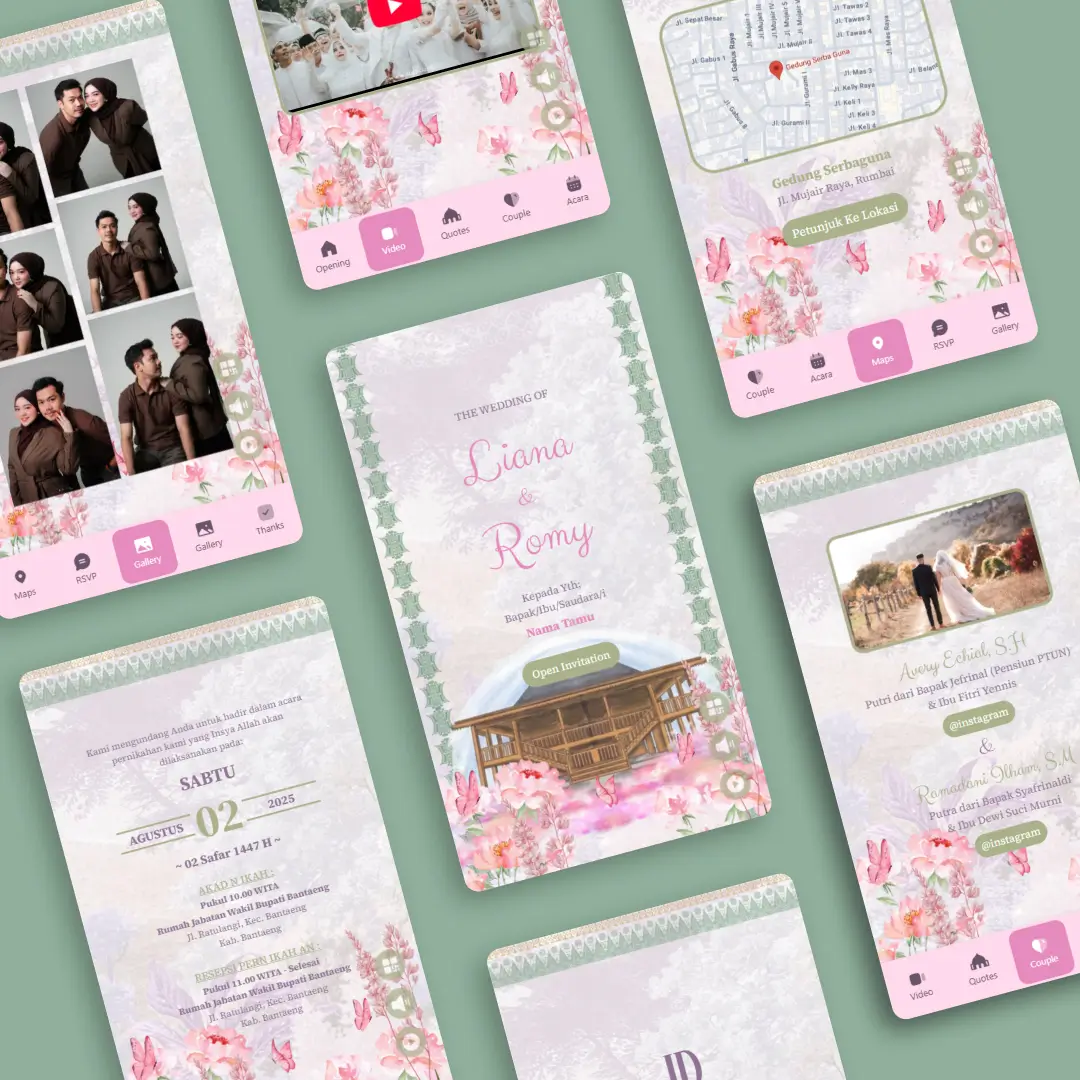 Wedding  - Fuchsia Adat