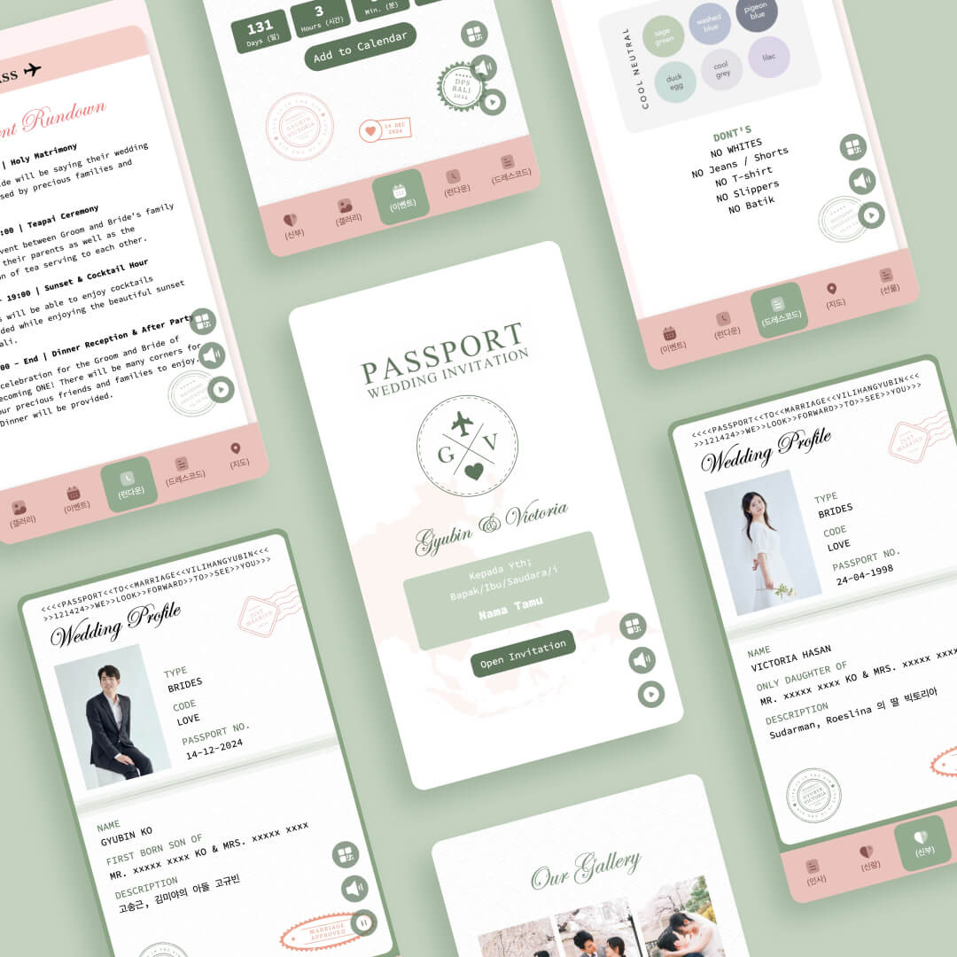 Wedding  - Green Passport