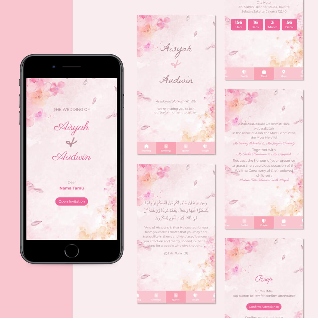 Wedding & Engagement  - Pink Blossom
