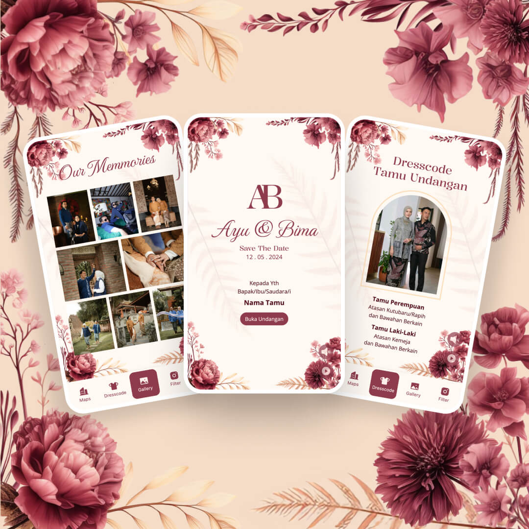 Wedding & Engagement  - Watercolor Flowers