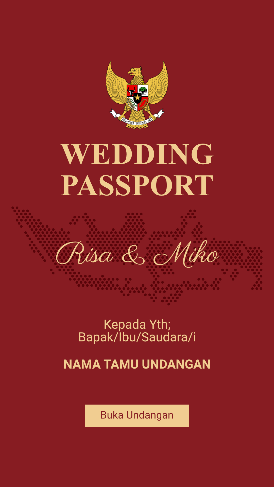 Wedding & Engagement  - Wedding Passport